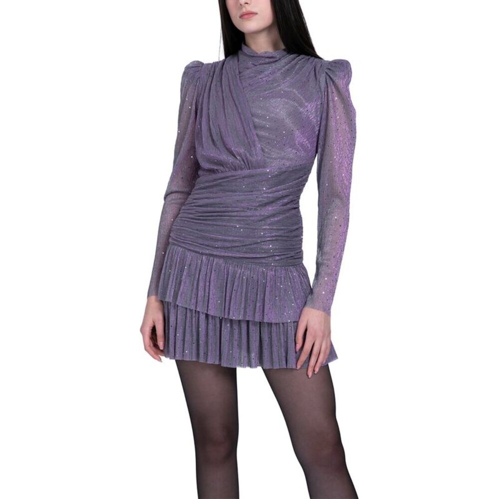 Sabina Musayev Womens  Angela Mini Dress, Grey